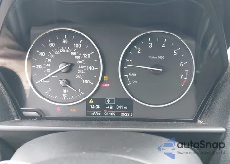 2014 BMW 228I из США, поврежденный, VIN WBA1F5C50EVW97894